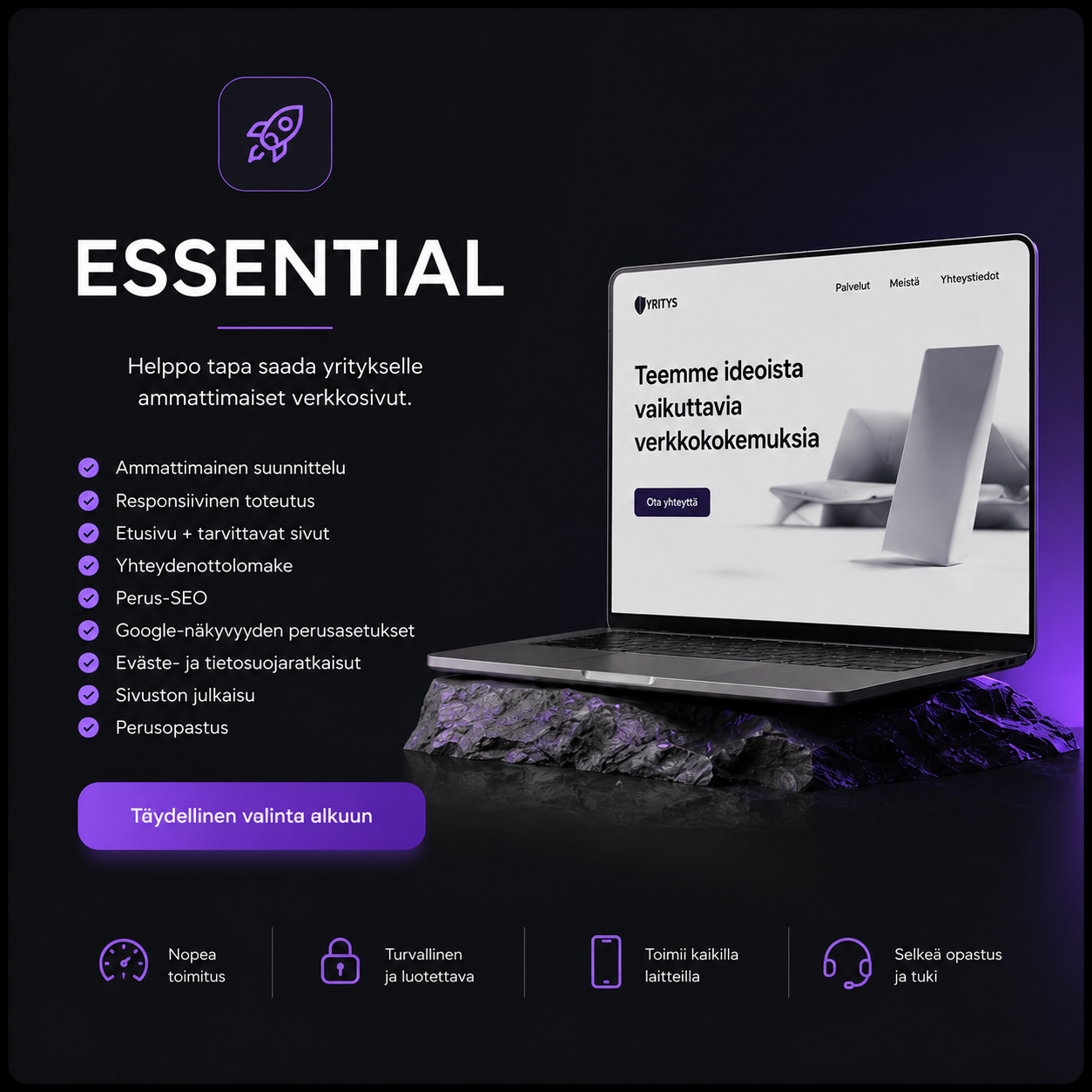 Essential - Verkkosivusto
